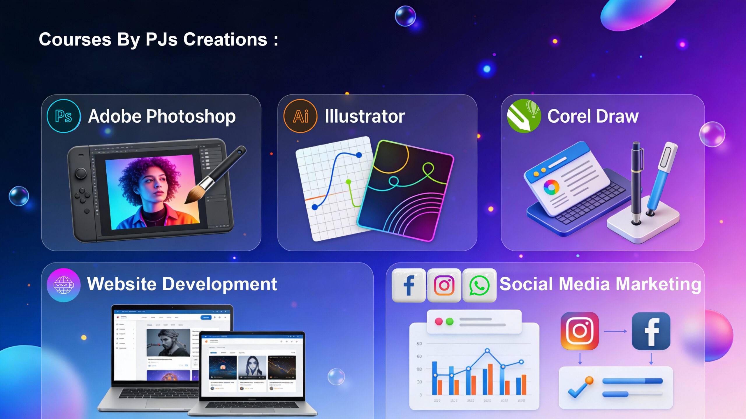 Courses - PJs Creations